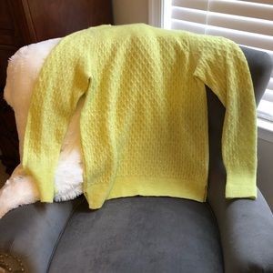 Lightweight Chartreuse Sweater from Loft